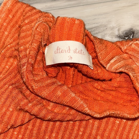 Altar’d State orange top with slit in back - Picture 3 of 3